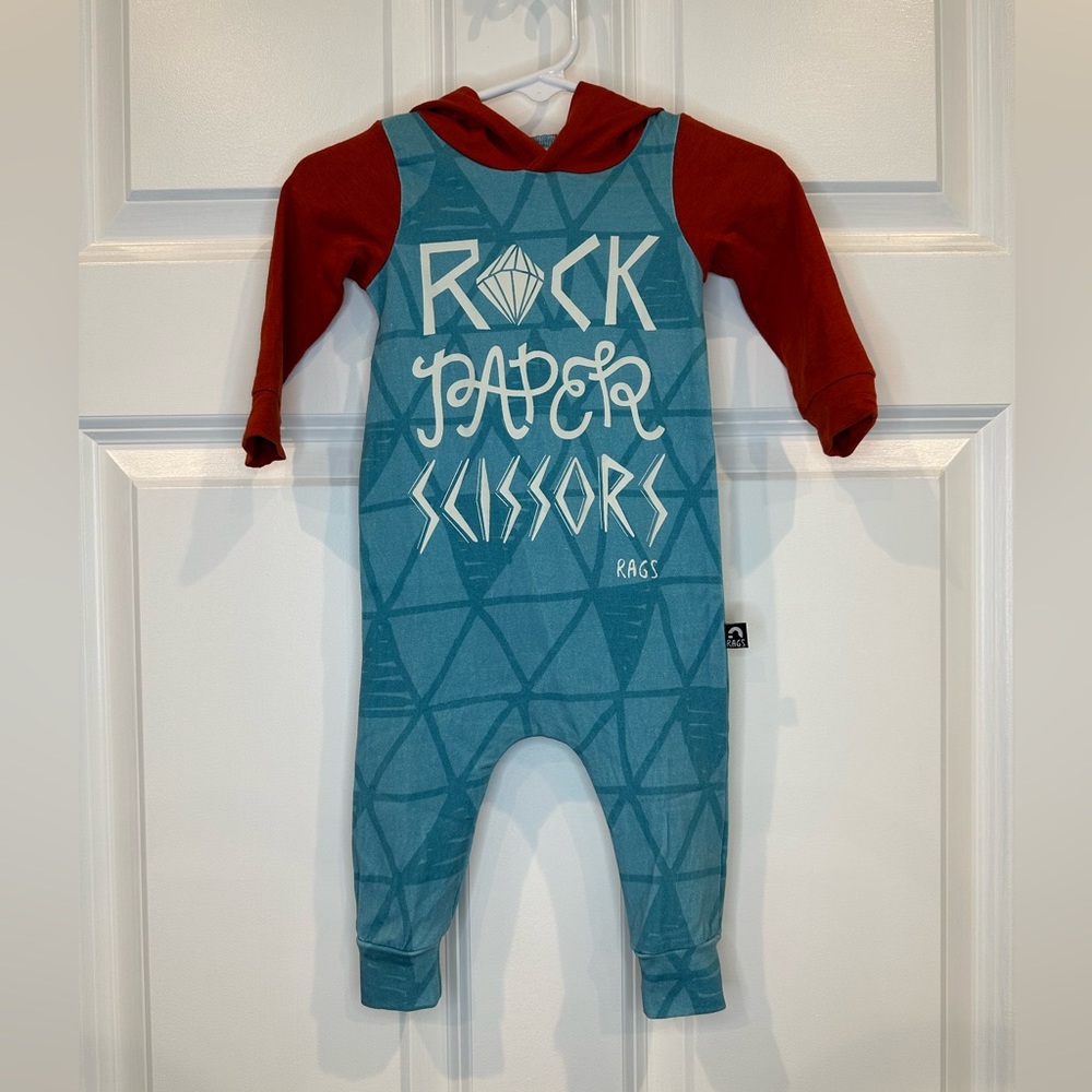Rags Hooded‎ Romper Size 3-6 months
